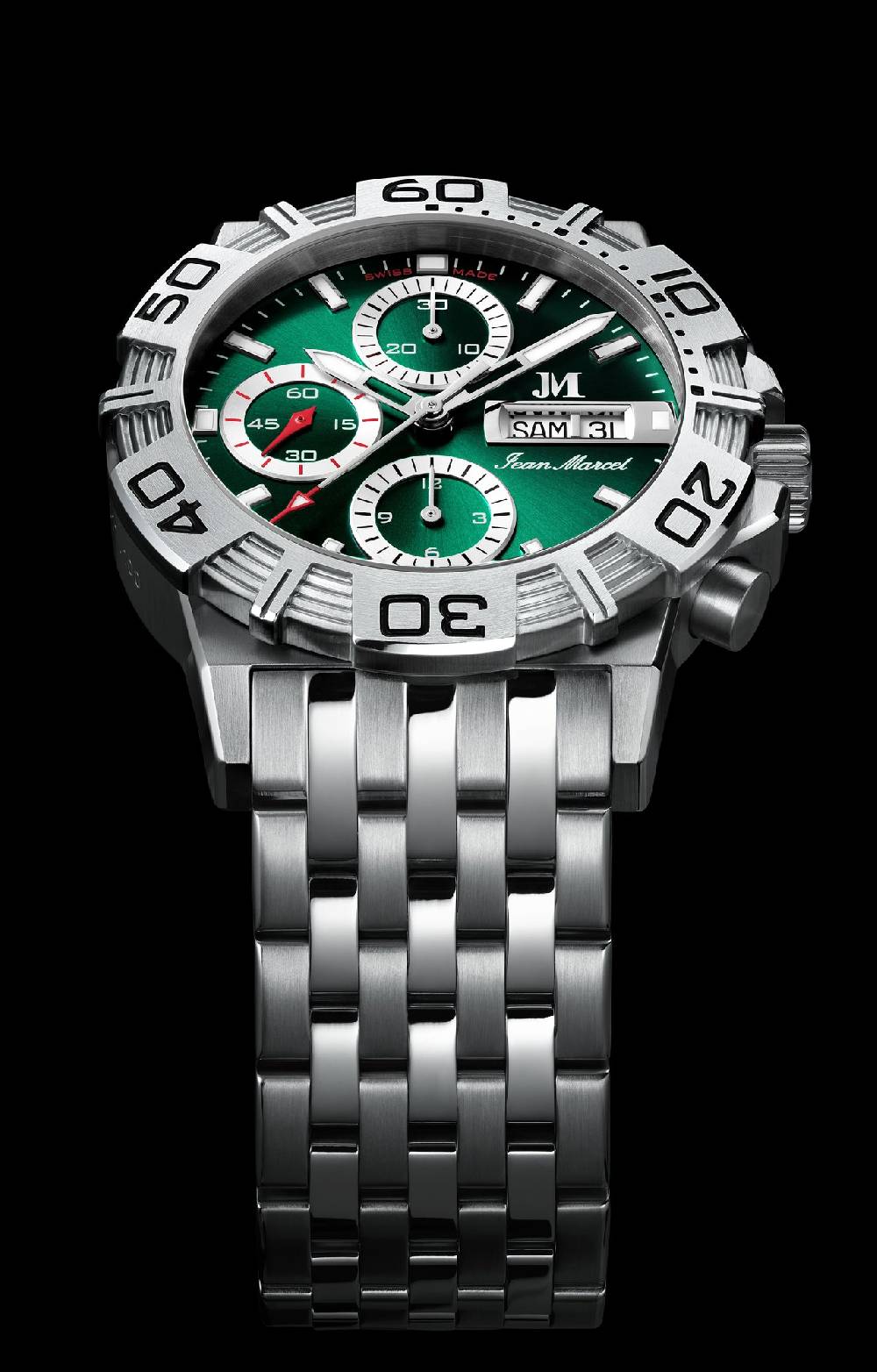 Jean Marcel Automatik-Chronograph Mythos II Modell 520.60.92.94 Vierteljährliche Förderung