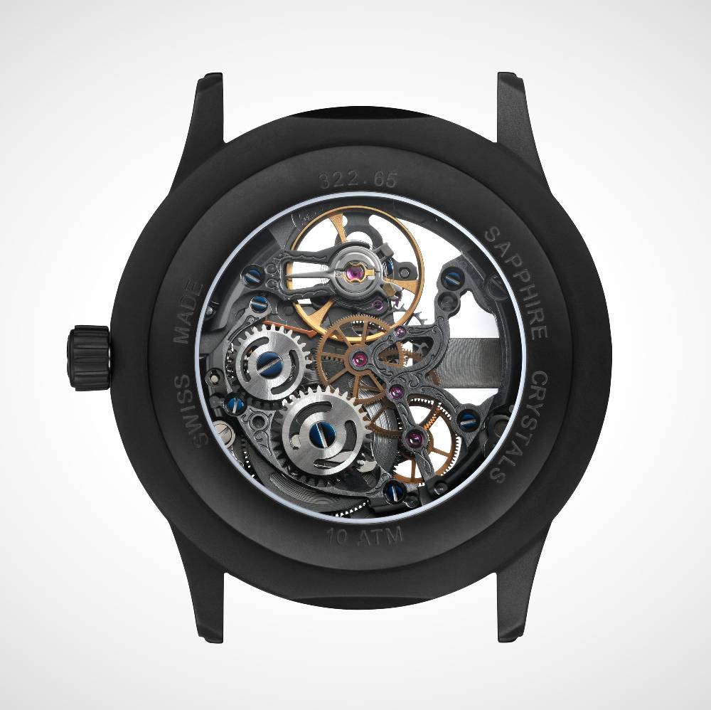 Jean Marcel Handaufzug Uhr Artem Modell 322.65.32.46 Kostenloser Versand