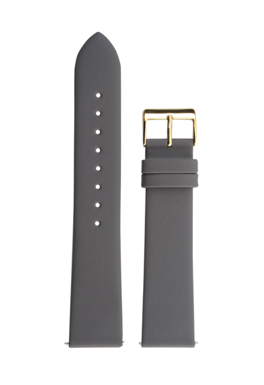 Junghans Rindslederband softgrau, 20mm Super Sparpreis