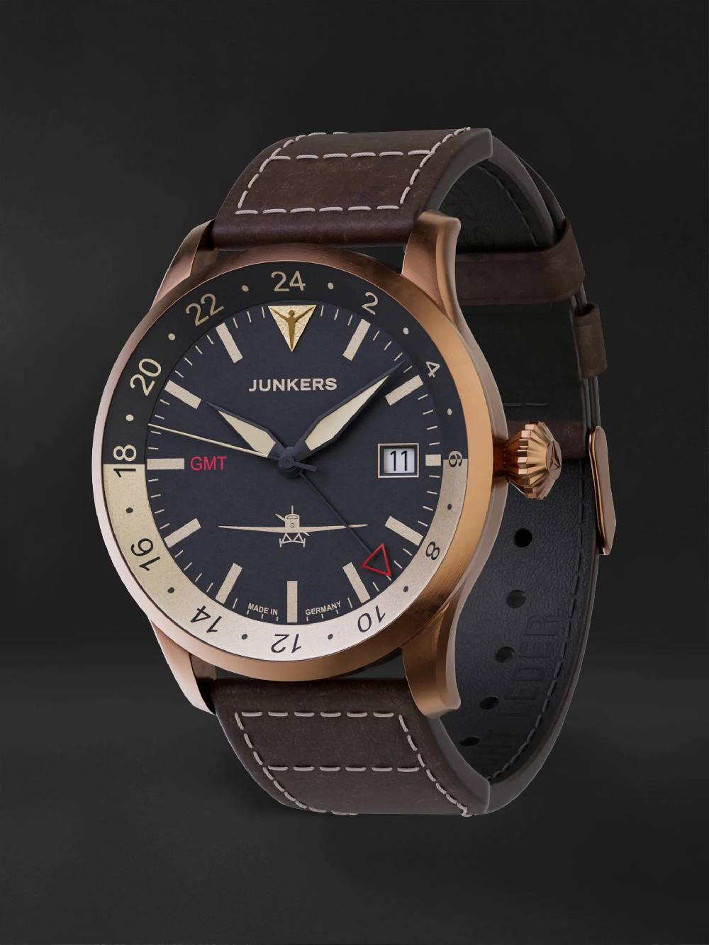 Junkers Flieger GMT Automatik Letzte 3 Tage