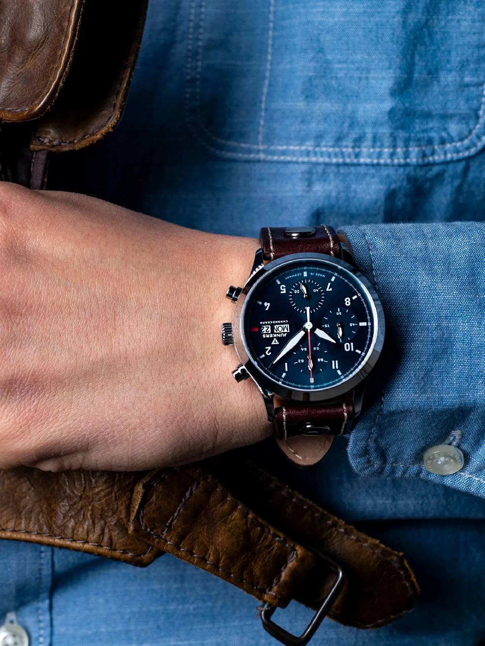 Junkers Cockpit Chronograph 50% Rabatt mit kostenlosem Versand