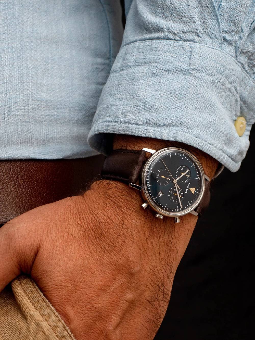 Junkers Bauhaus Chronograph Kostenloser Versand international