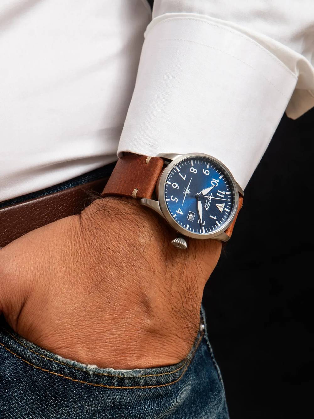 Junkers Flieger Automatik Kostenloser Versand