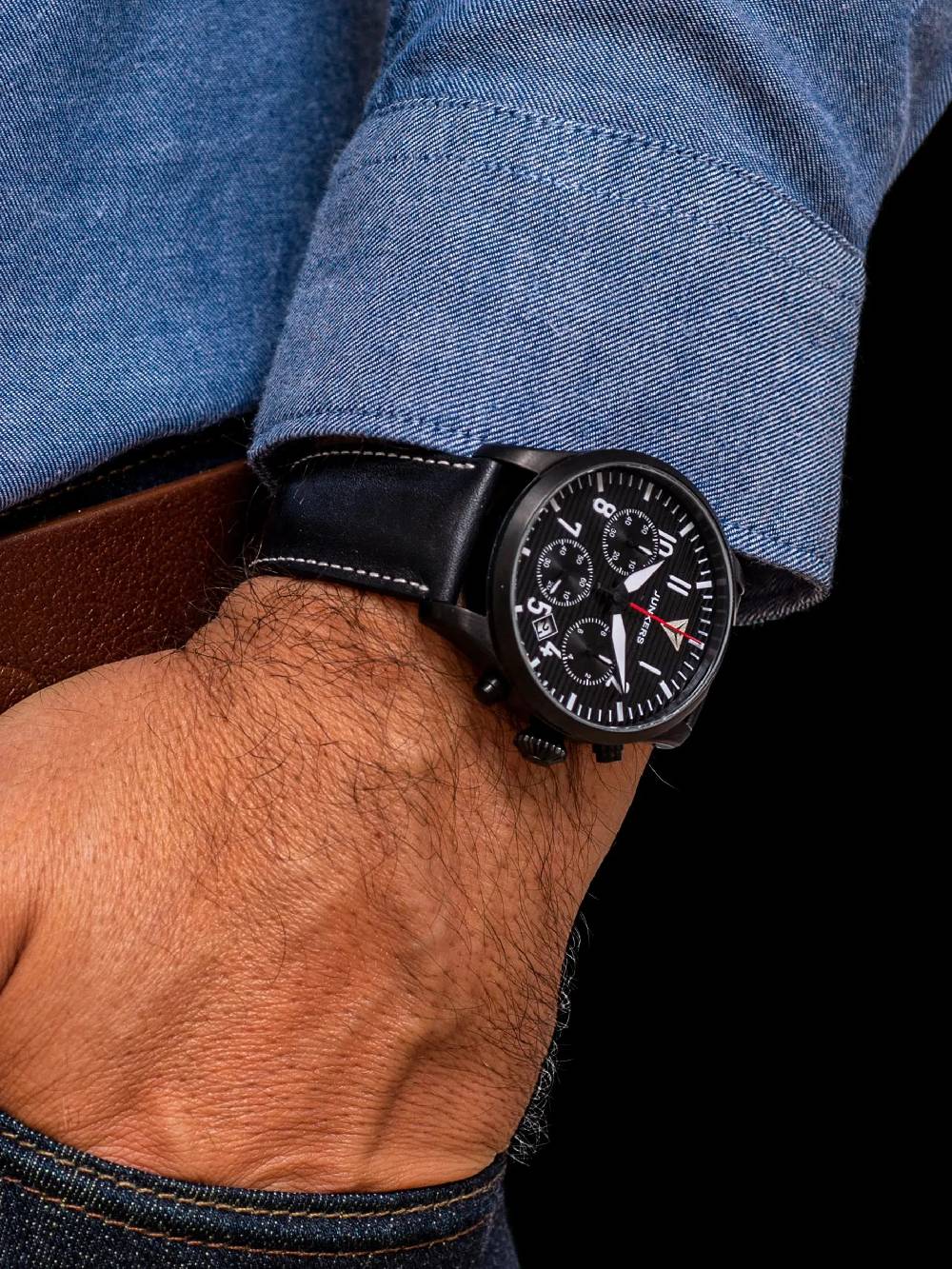 Junkers Flieger Chronograph Kostenloser Versand