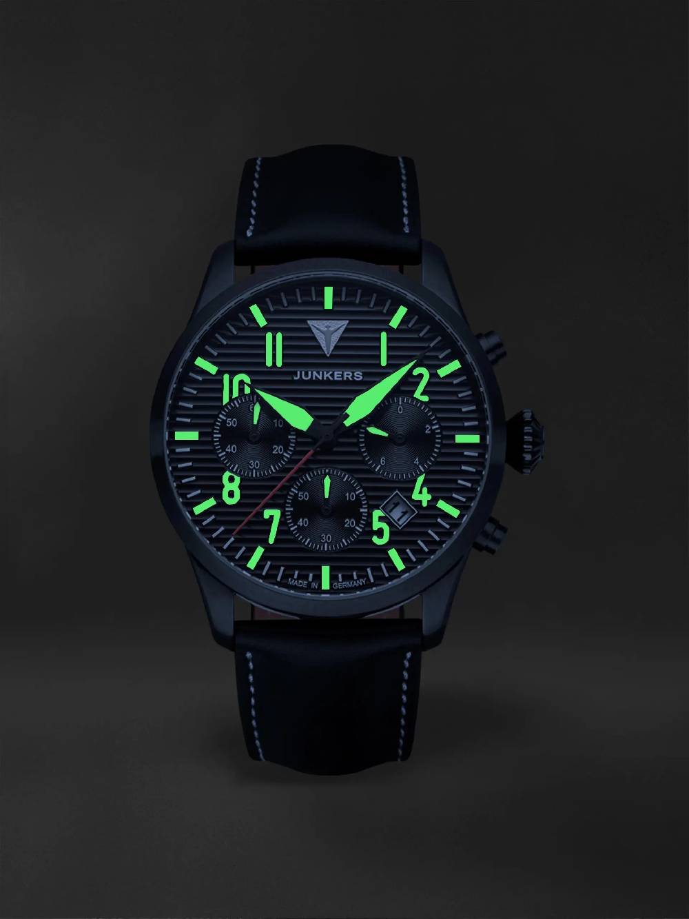 Junkers Flieger Chronograph Kostenloser Versand