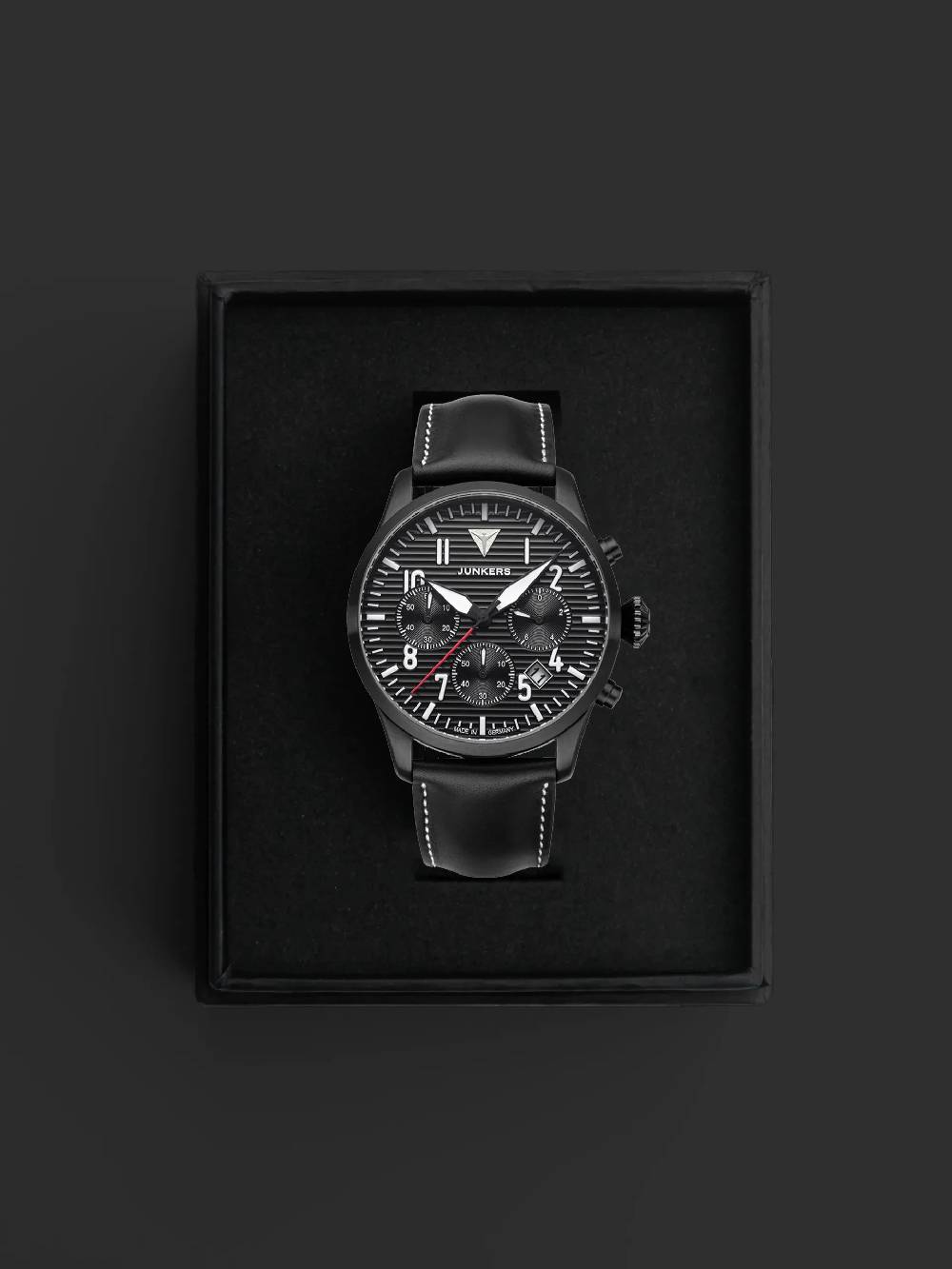 Junkers Flieger Chronograph Kostenloser Versand