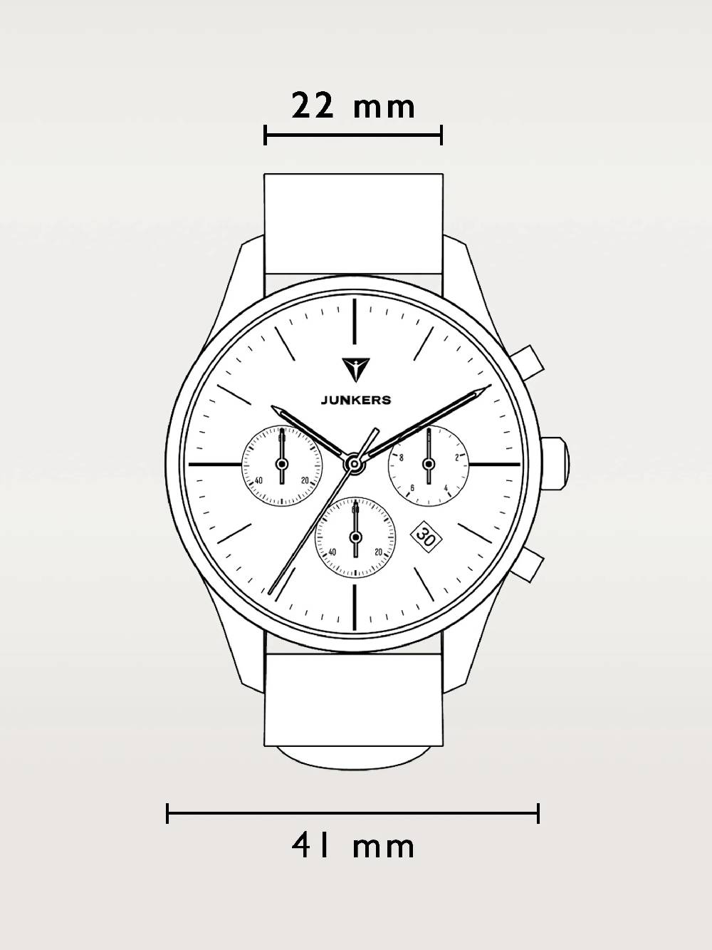 Junkers Dessau Chronograph Neueste Mode