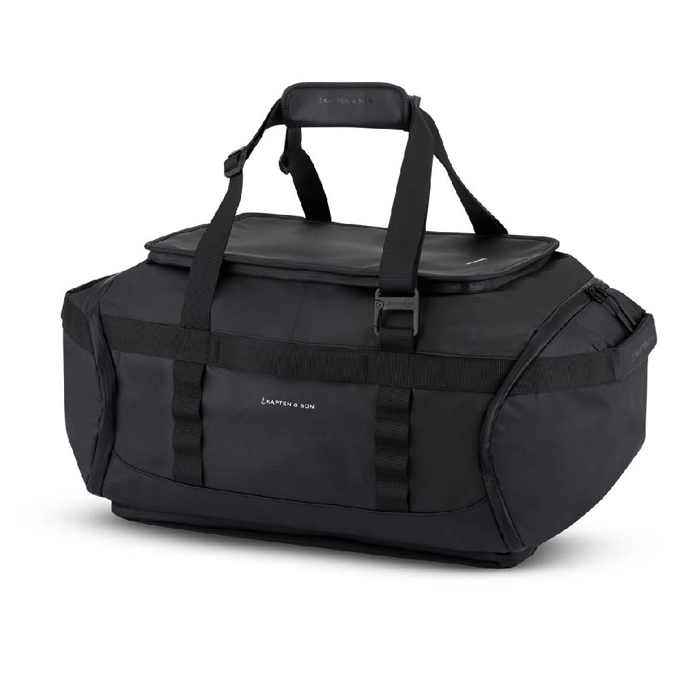 ﻿Kpten & Son Everyday Set Lisbon Duffle All Black Jubiläumsangebot