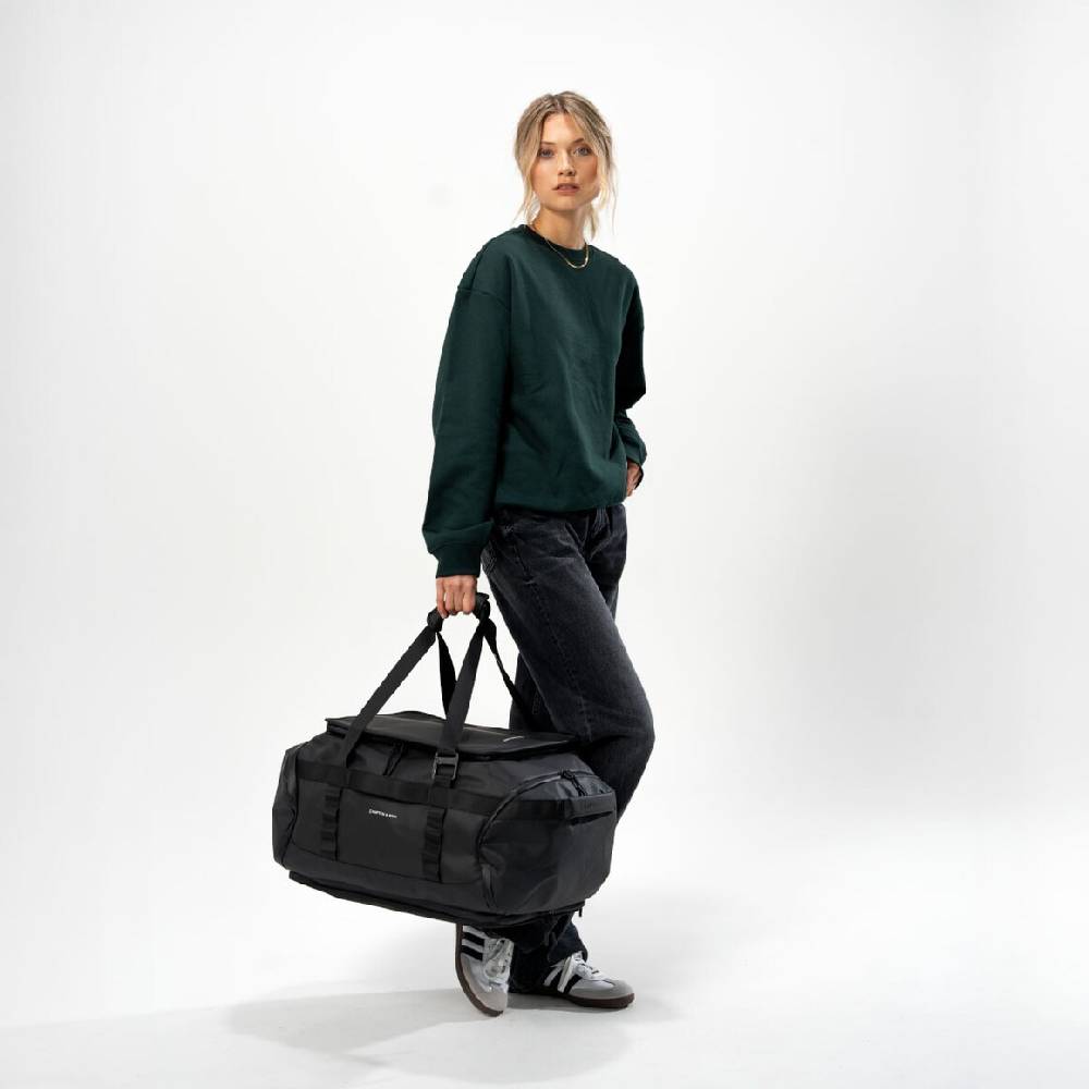 Kpten & Son Lisbon Duffle Backpack All Black Clearance-Verkauf