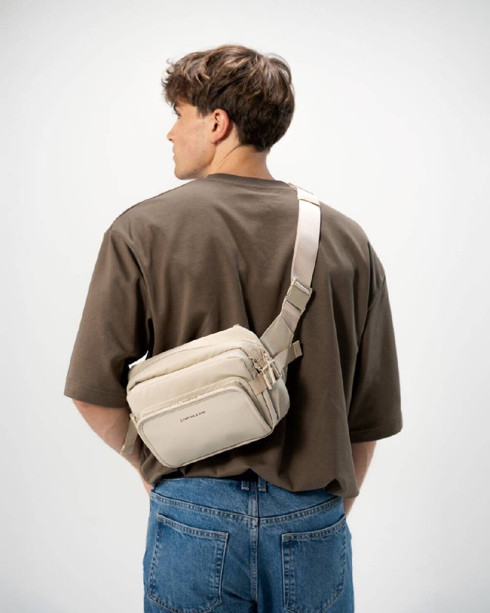 Kpten & Son Lisbon Crossbody Sandstone Fabrikverkauf