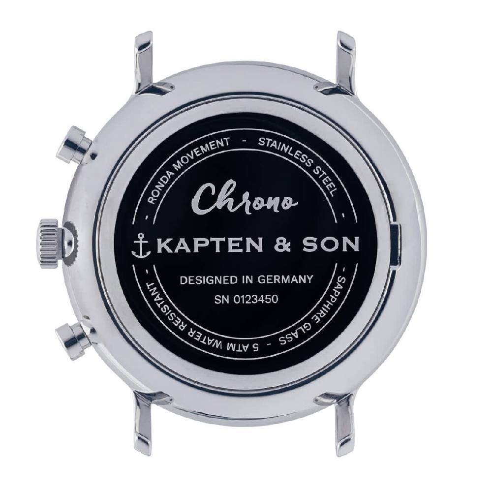 Kpten & Son Chrono Silver Steel Limitierter Zeitrabatt