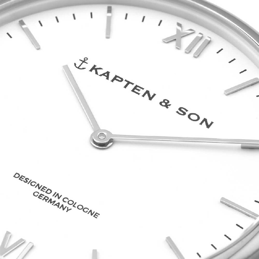 Kpten & Son Campus Small Silver Mesh Versandkostenfrei