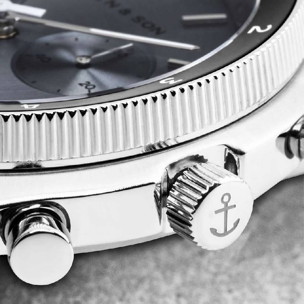 Kpten & Son Rise Silver Slate Steel Großer Ausverkauf