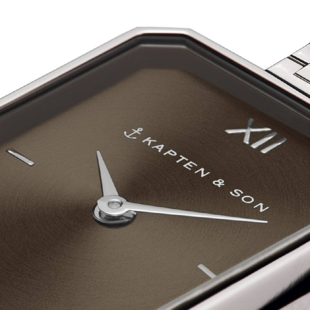 Kpten & Son Grace Silver Brown Steel Online Shopping