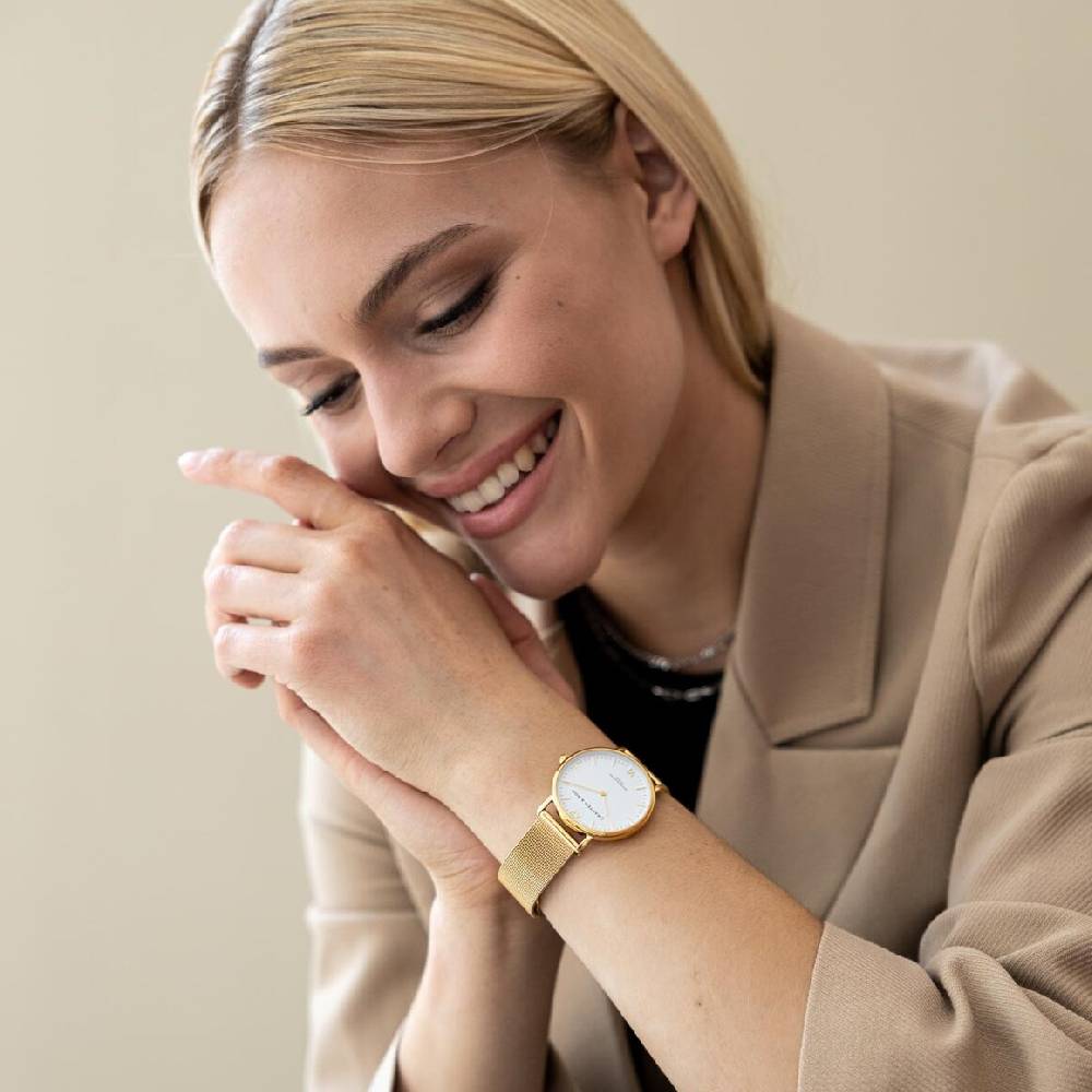 Kpten & Son Campus Small Gold Mesh Exklusivangebot