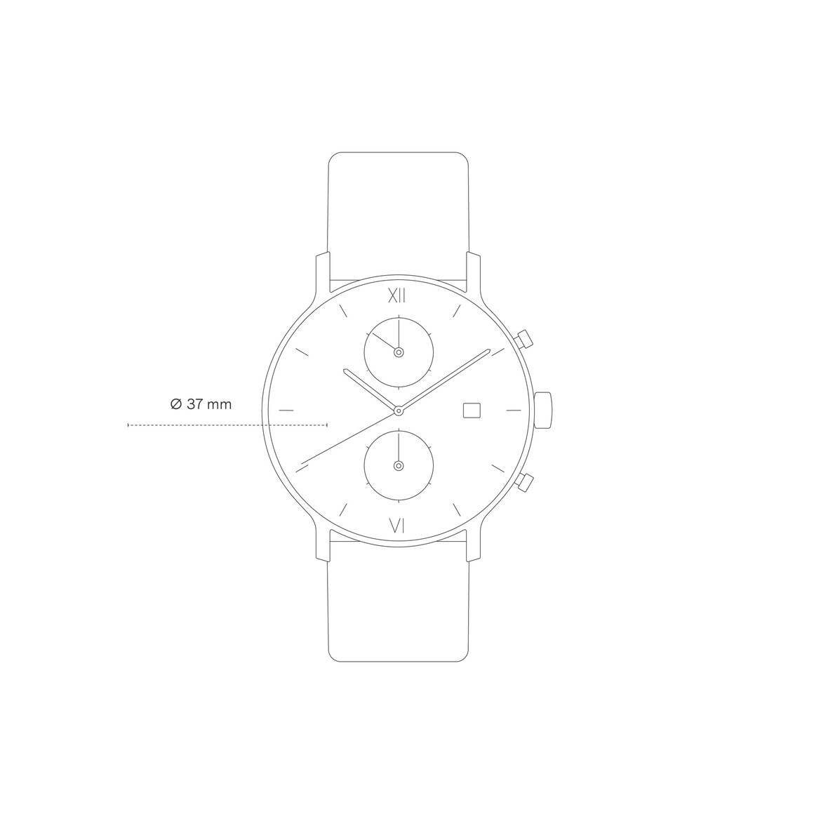 Kpten & Son Chrono Small Silver Steel Cyber Monday