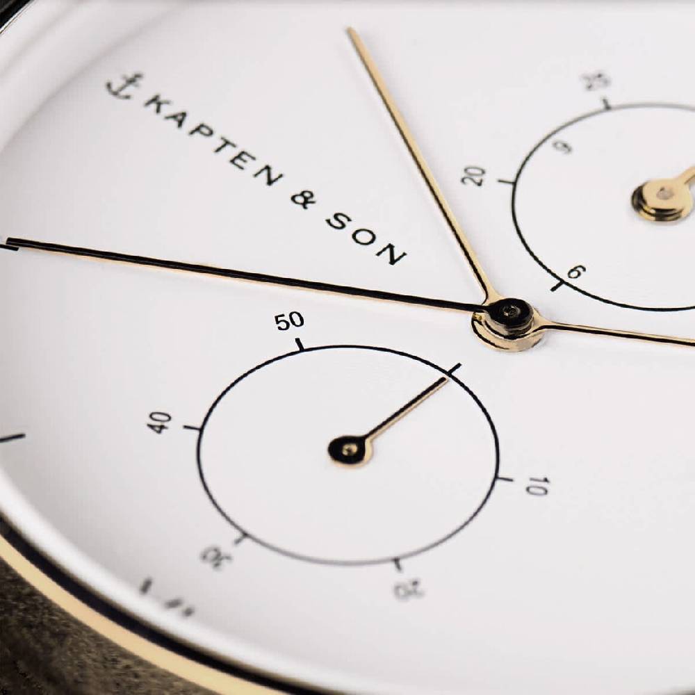 Kpten & Son Chrono Gold Bicolor Steel Valentinstagsangebot