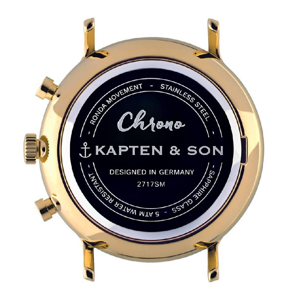 Kpten & Son Chrono Gold Bicolor Steel Valentinstagsangebot
