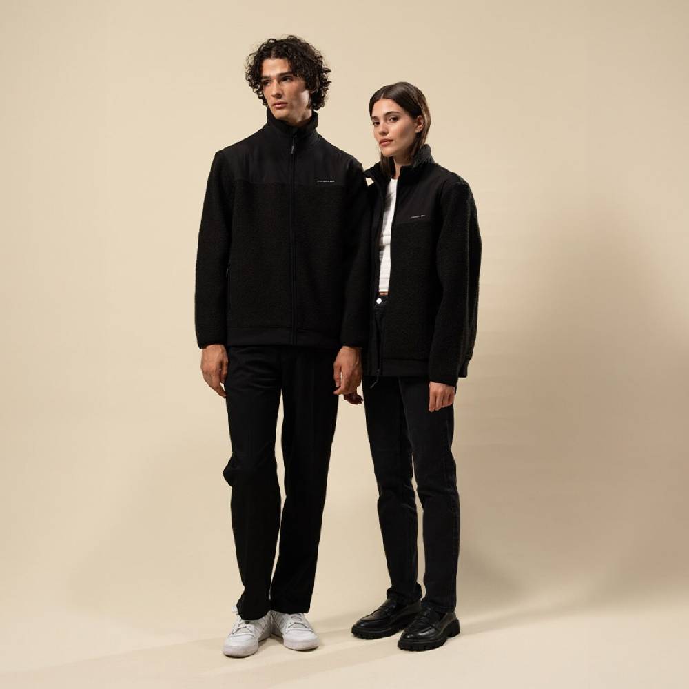 Kpten & Son Everyday Fleece Jacket Midnight Black Riesige Ersparnisse
