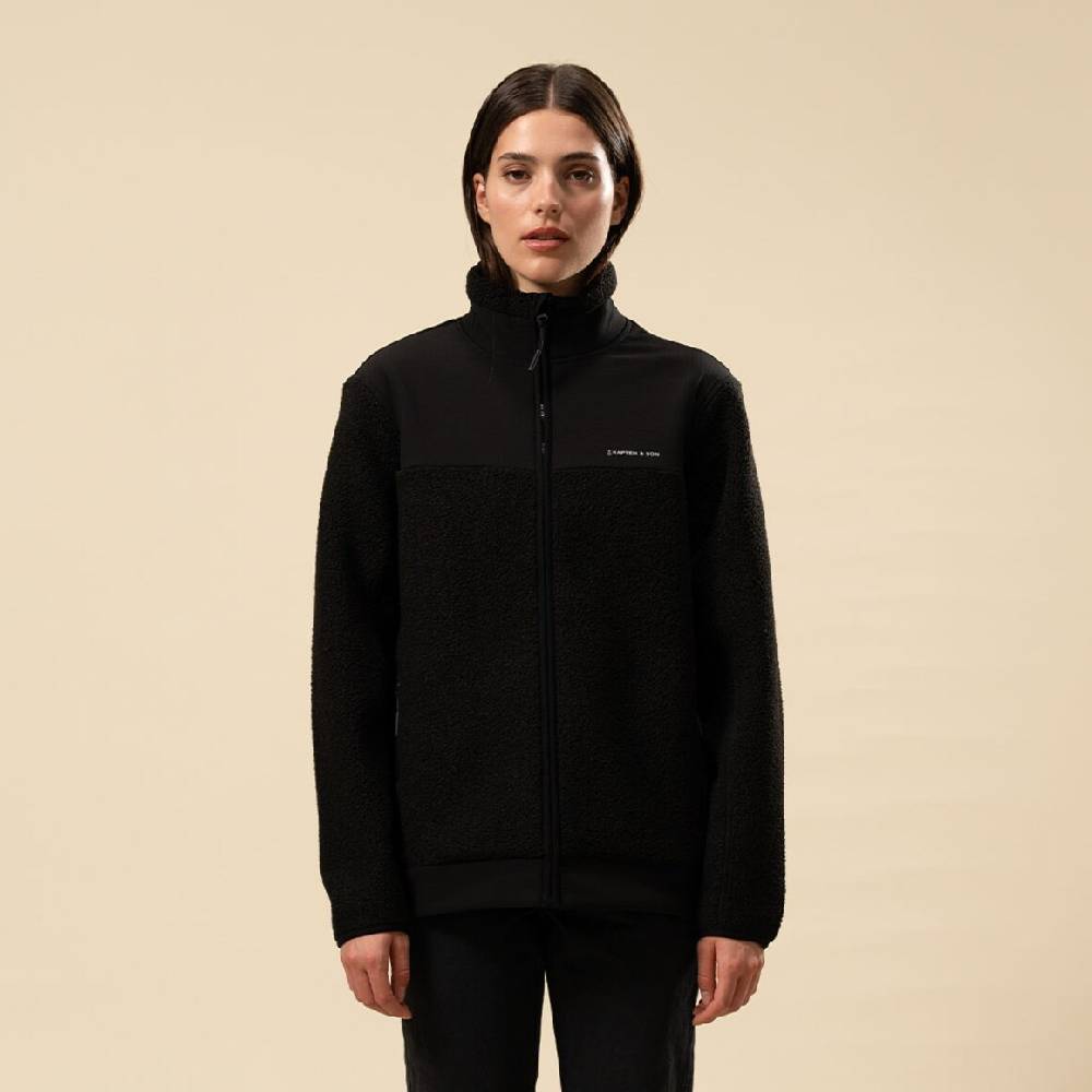 Kpten & Son Everyday Fleece Jacket Midnight Black Riesige Ersparnisse