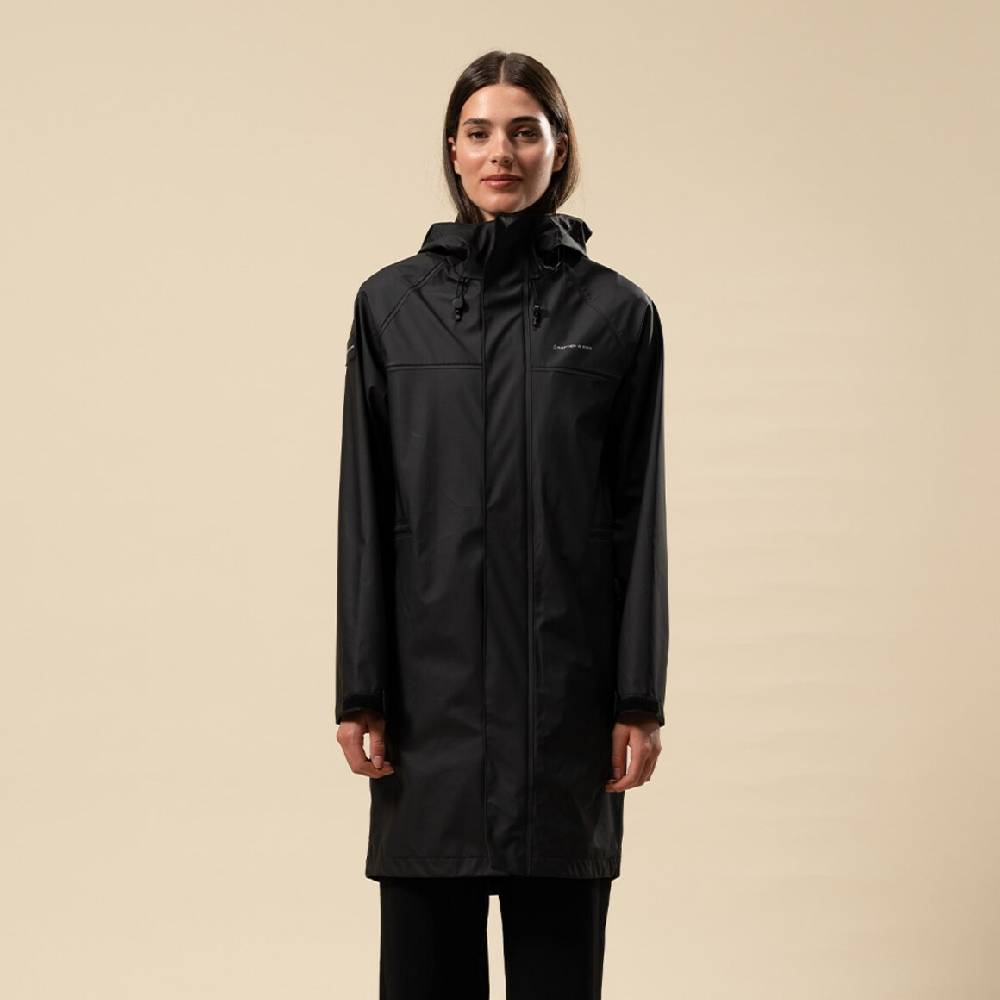 Kpten & Son Everyday Rain Jacket Long Midnight Black Tiefpreis