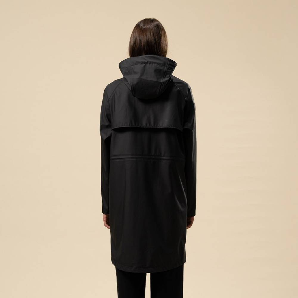 Kpten & Son Everyday Rain Jacket Long Midnight Black Tiefpreis