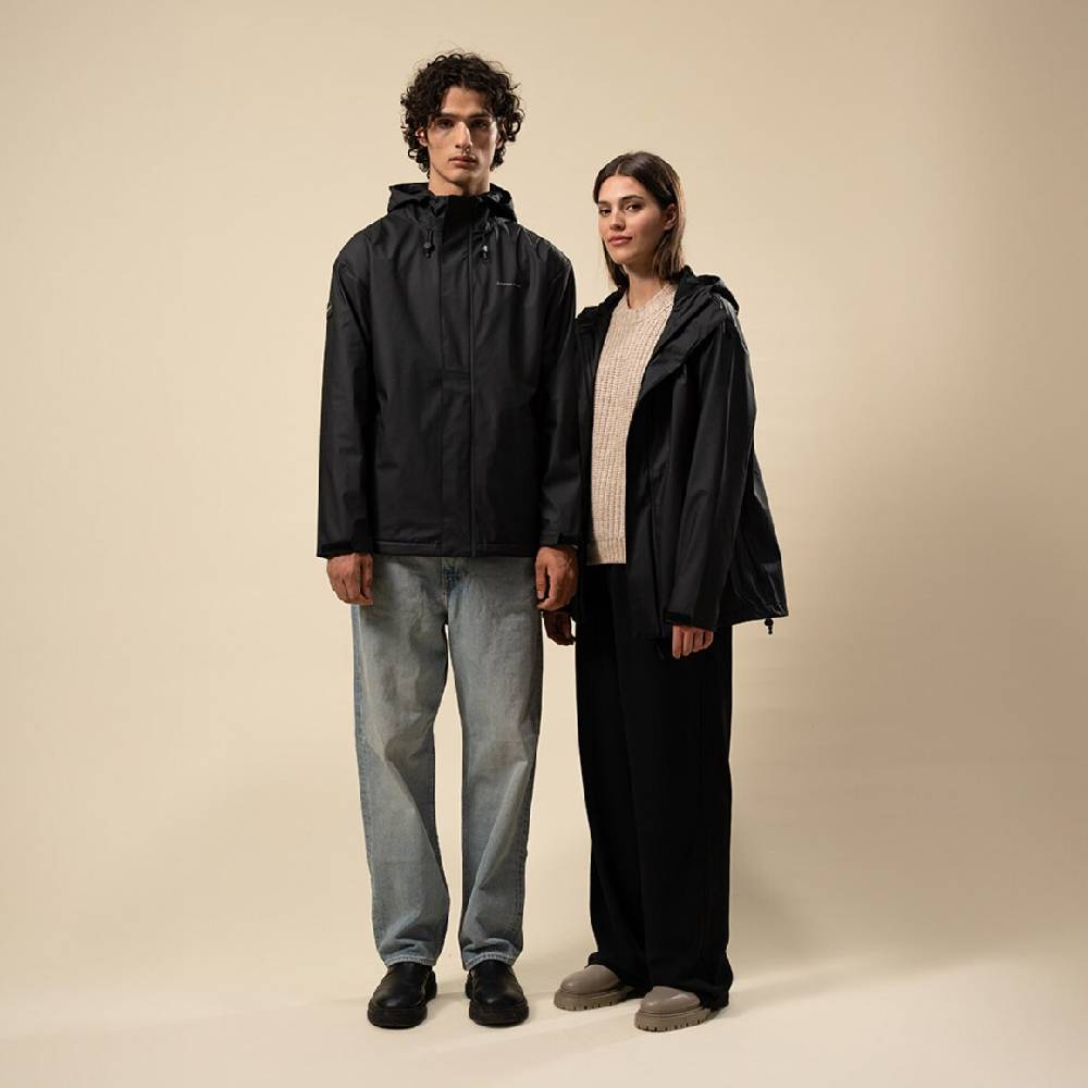 Kpten & Son Everyday Rain Jacket Short Midnight Black Super Sparpreis