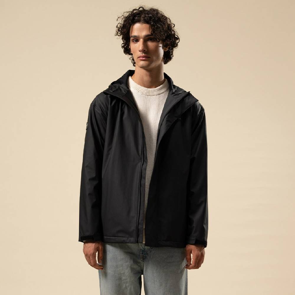 Kpten & Son Everyday Rain Jacket Short Midnight Black Super Sparpreis