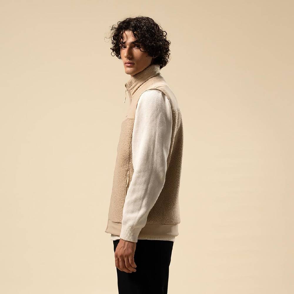 Kpten & Son Everyday Fleece Vest Sandstone Letzte 3 Tage