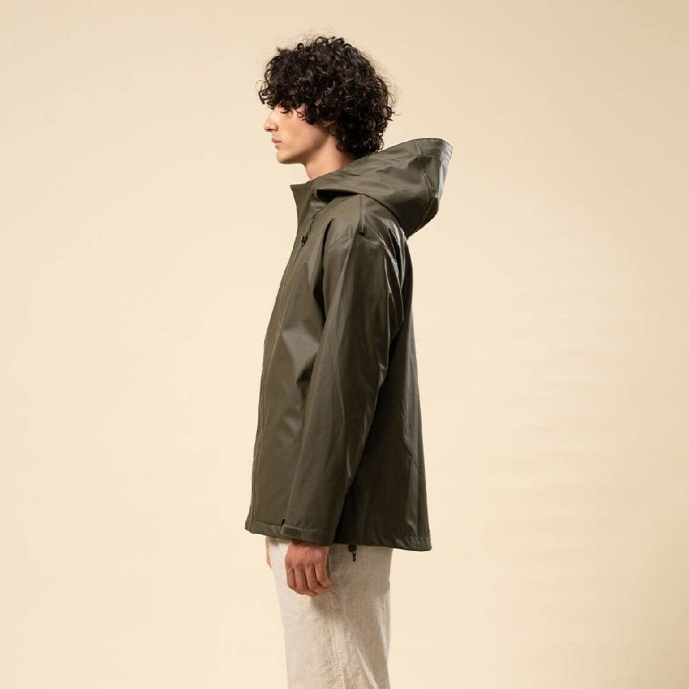 Kpten & Son Everyday Rain Jacket Short Forest Green JETZT KAUFEN