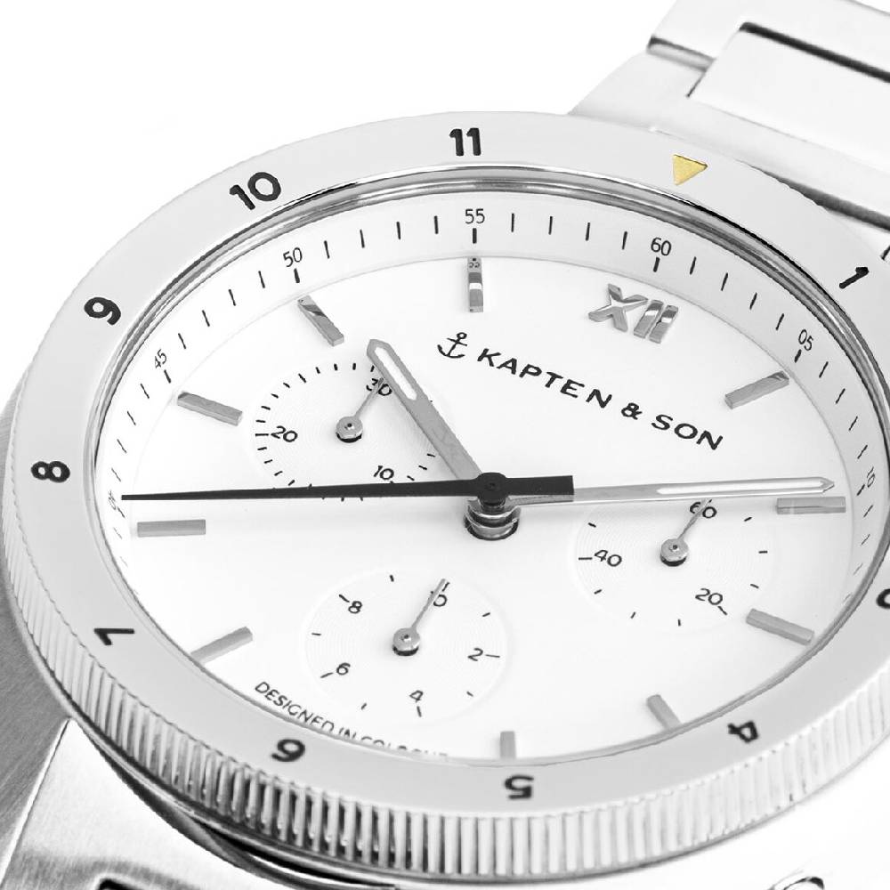 Kpten & Son Rise Small Silver Steel Bis zu 60% Rabatt