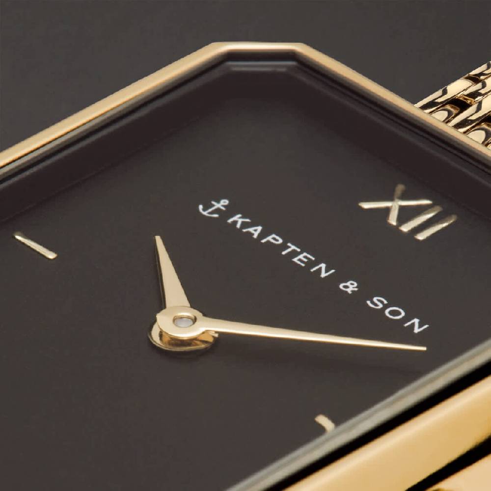Kpten & Son Grace Gold Black Woven Steel Fabrikladen