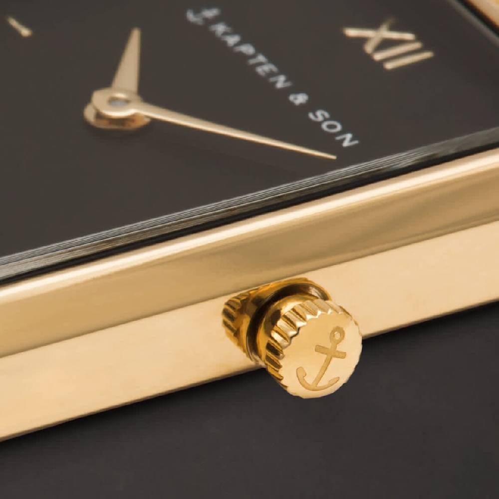 Kpten & Son Grace Gold Black Woven Steel Fabrikladen