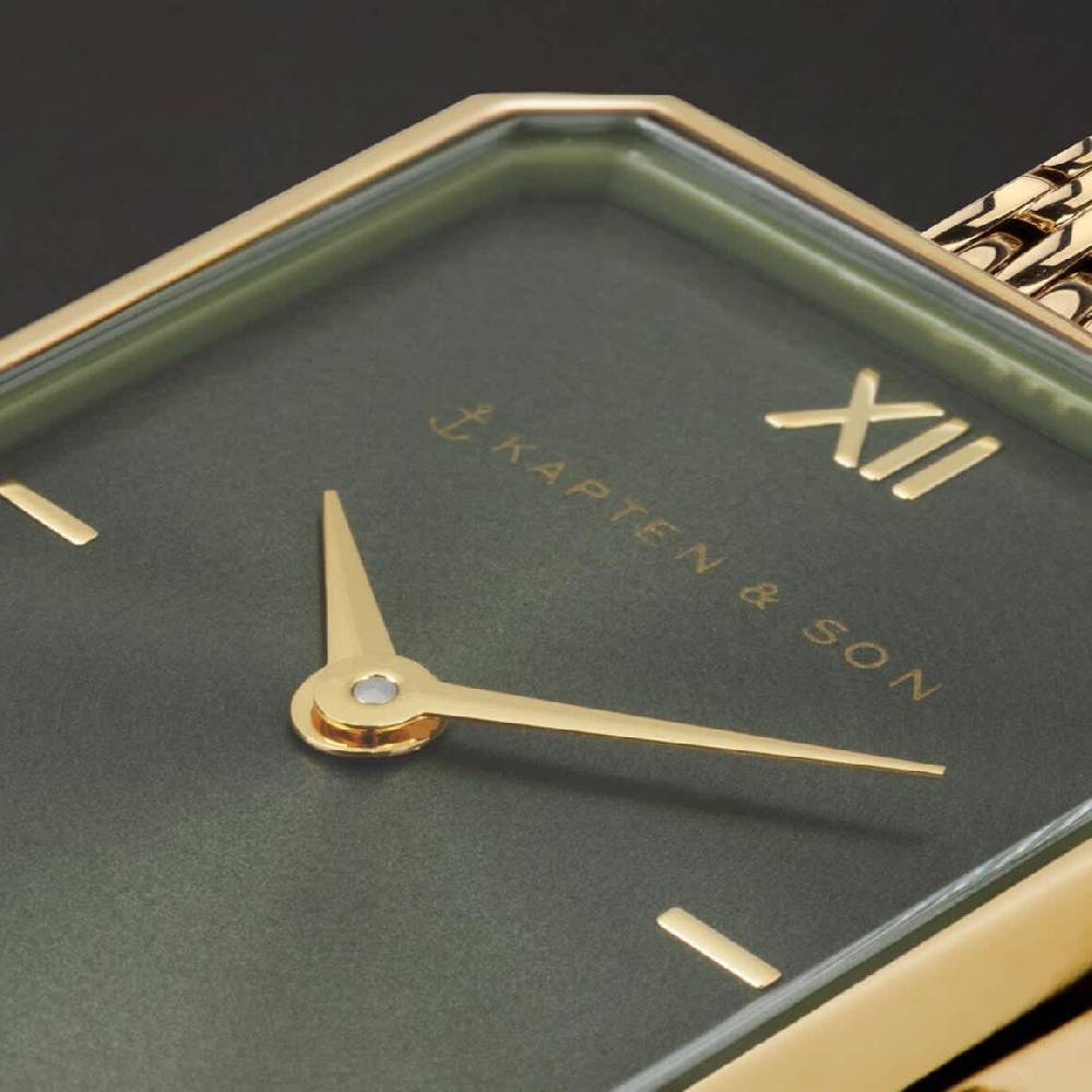 Kpten & Son Grace Gold Green Woven Steel Speichern exportieren