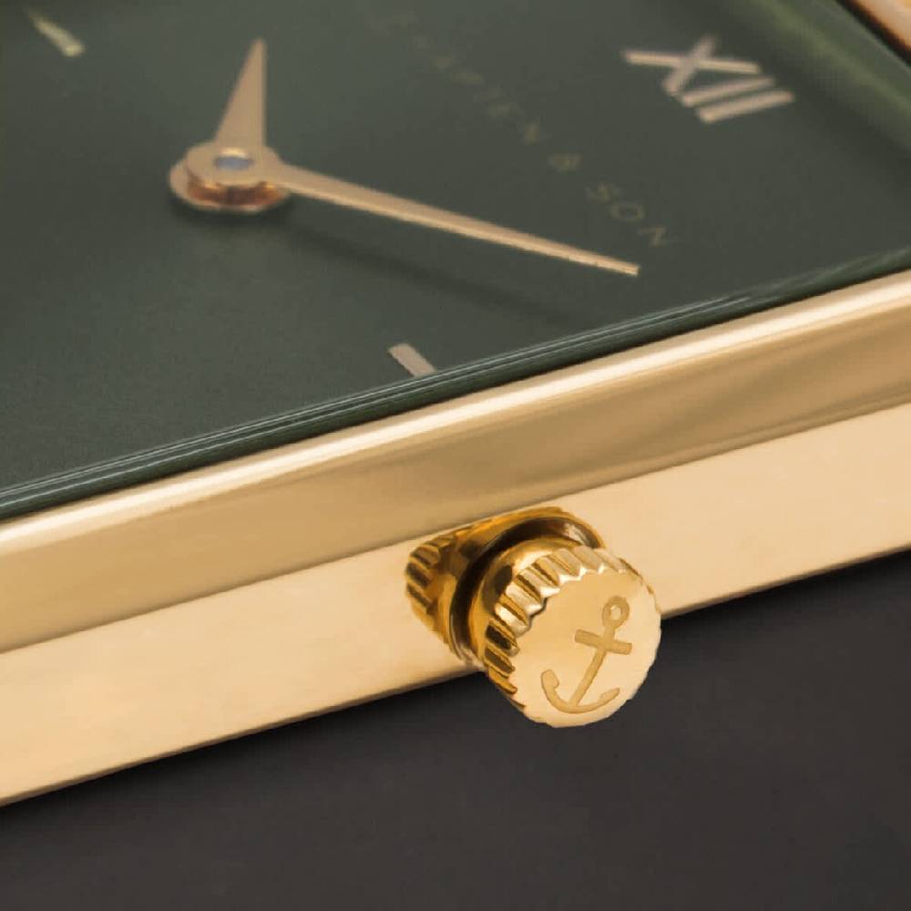 Kpten & Son Grace Gold Green Woven Steel Speichern exportieren
