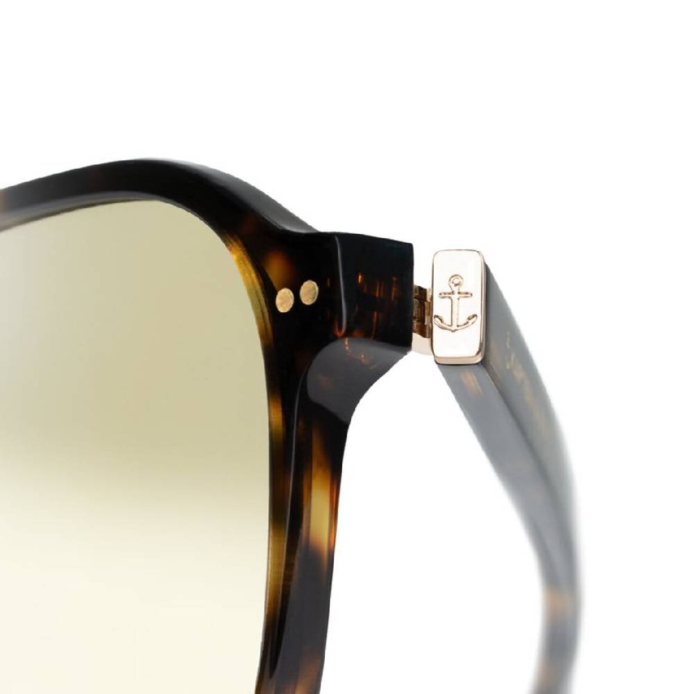 Kpten & Son Zurich Oversize Dark Tortoise Green Flash Sale