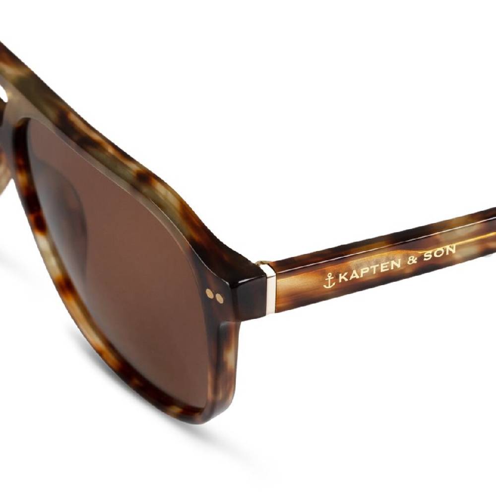 Kpten & Son Zurich Oversize Havana Tortoise Brown Valentinstagsangebot