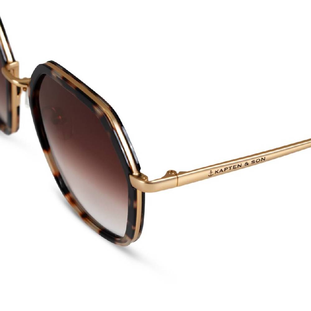 Kpten & Son Amsterdam Edge Umber Tortoise Brown Online Outlet