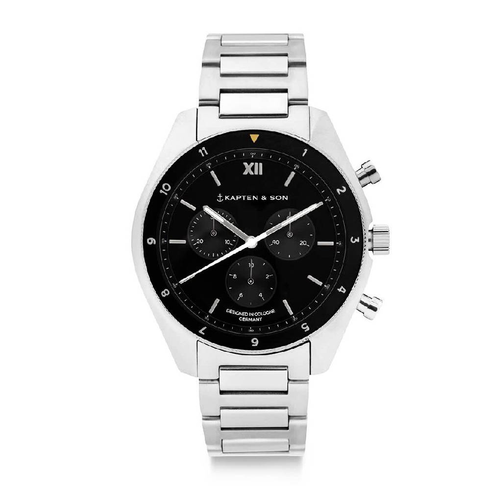 Kpten & Son Rise Silver Black Steel Begrenzte Freigabe