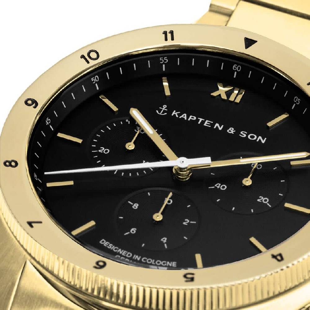 Kpten & Son Rise Small Gold Black Steel JETZT KAUFEN