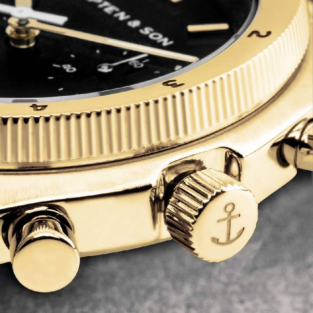 Kpten & Son Rise Small Gold Black Steel JETZT KAUFEN