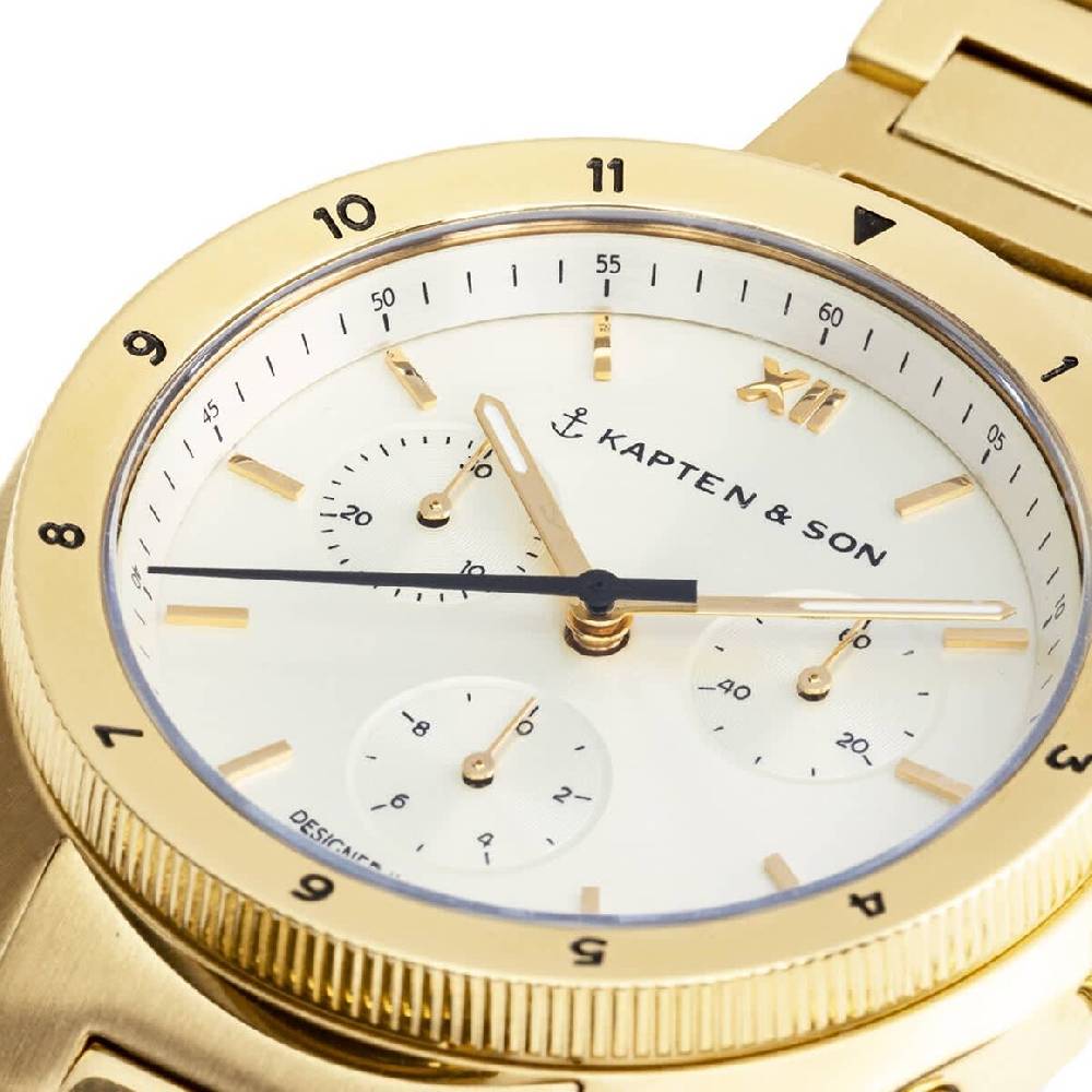 Kpten & Son Rise Small Gold Steel Neueste Stile