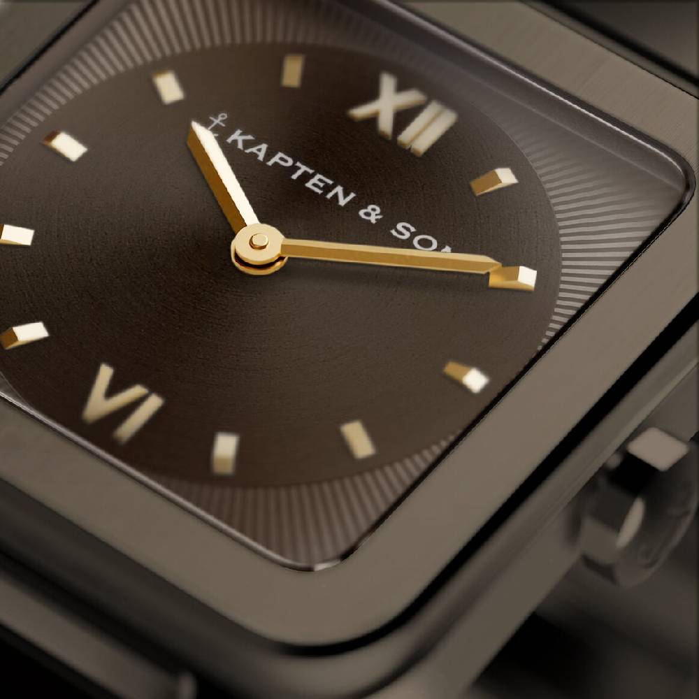 Kpten & Son Tresor Brown Steel Neueste Mode