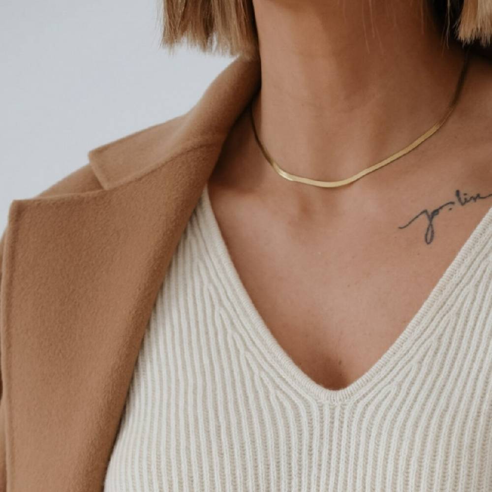 Kpten & Son Necklace Snake Gold Tiefpreis