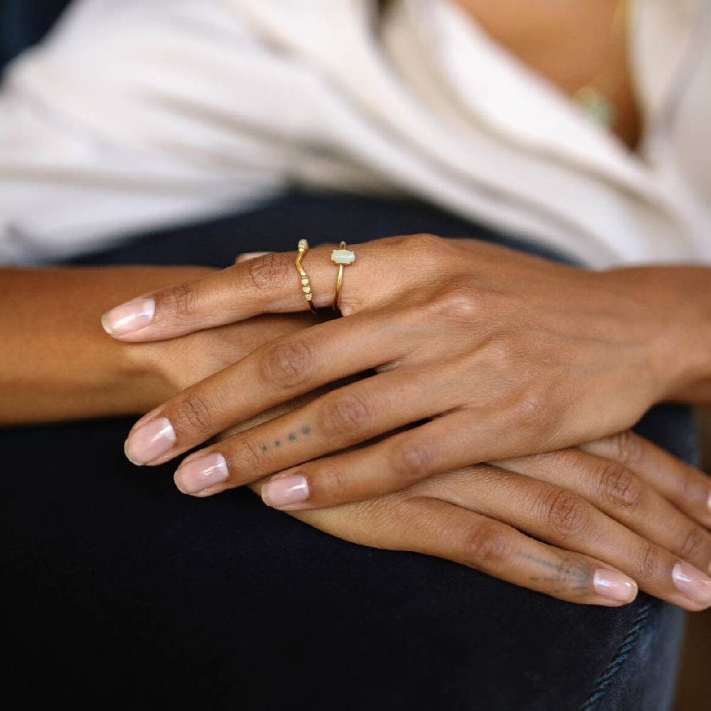 Kpten & Son Ring Harmony Stone Gold Letzte 3 Tage