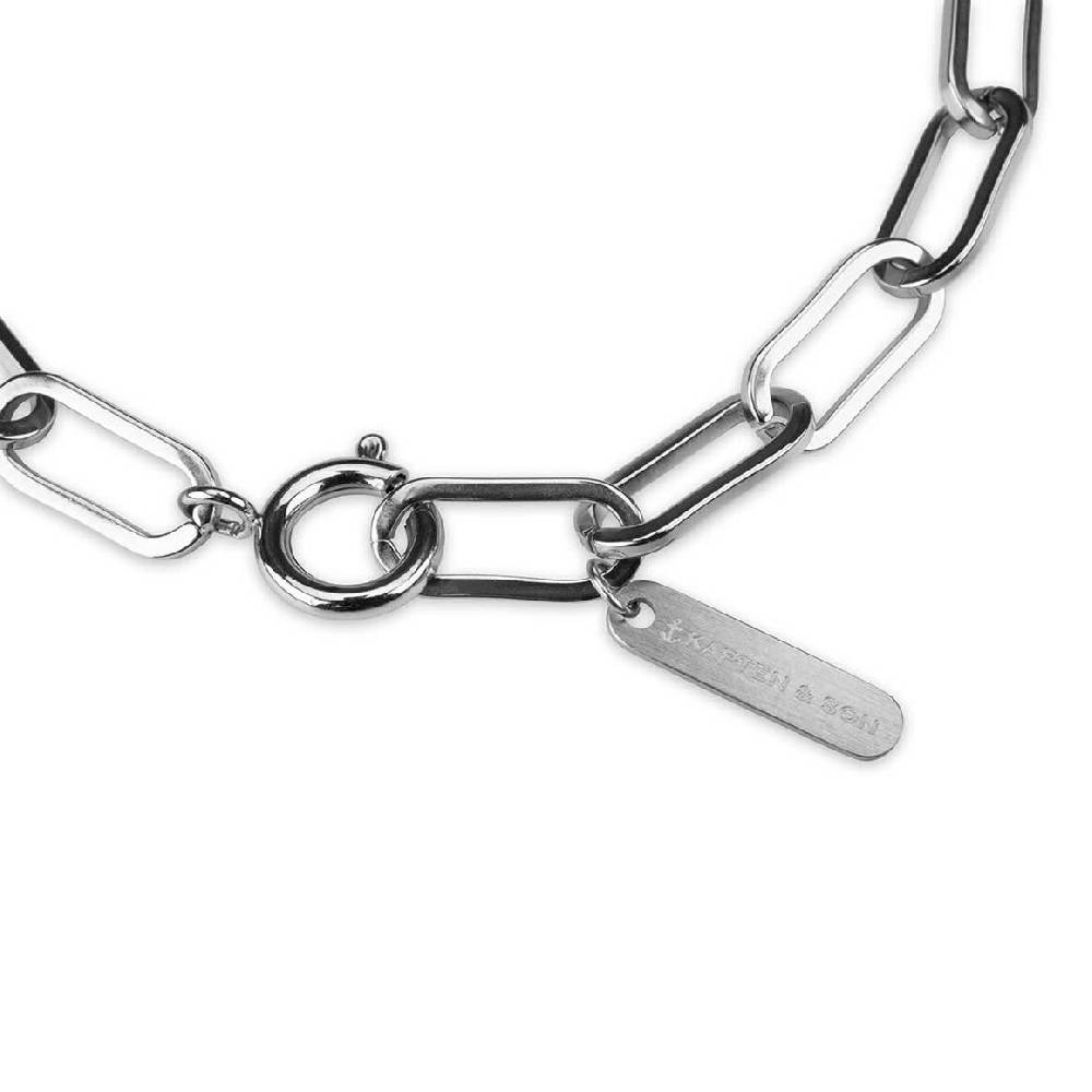 Kpten & Son Bracelet Urban Bold Silver Sonderangebot der Fabrik