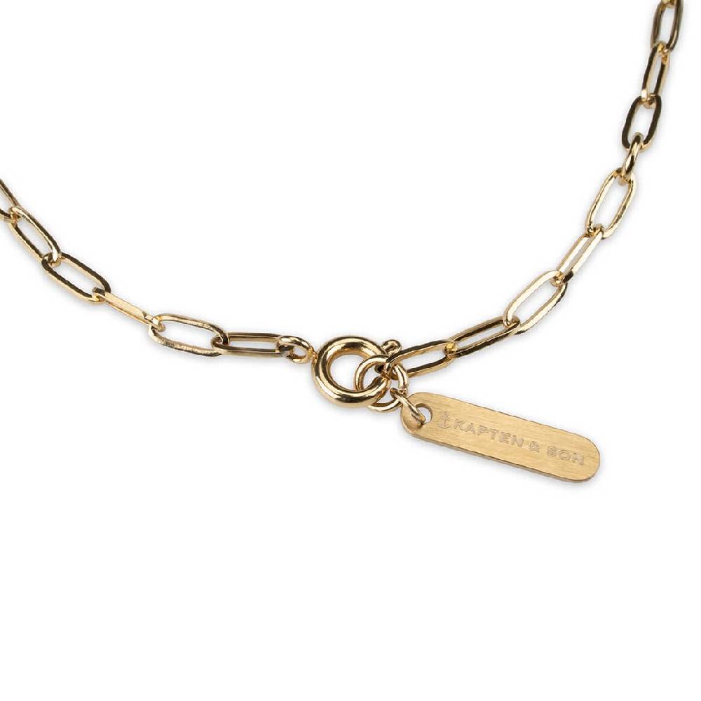 Kpten & Son Necklace Lock Gold Nur noch ein Tag übrig