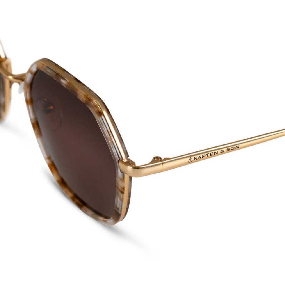 Kpten & Son Amsterdam Edge Toffee Tortoise Brown VIP-Rabatte