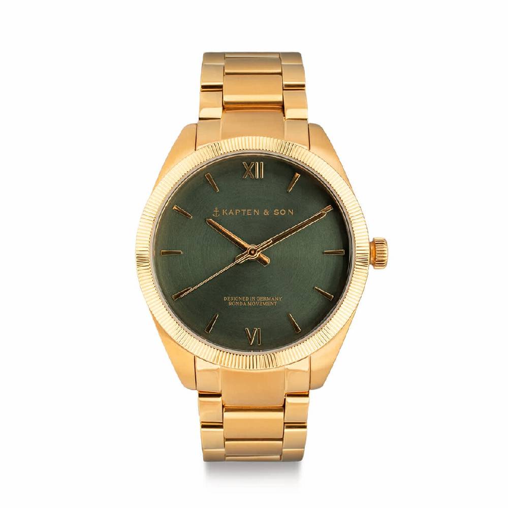 Kpten & Son Crush Gold Green Steel Clearance-Verkauf