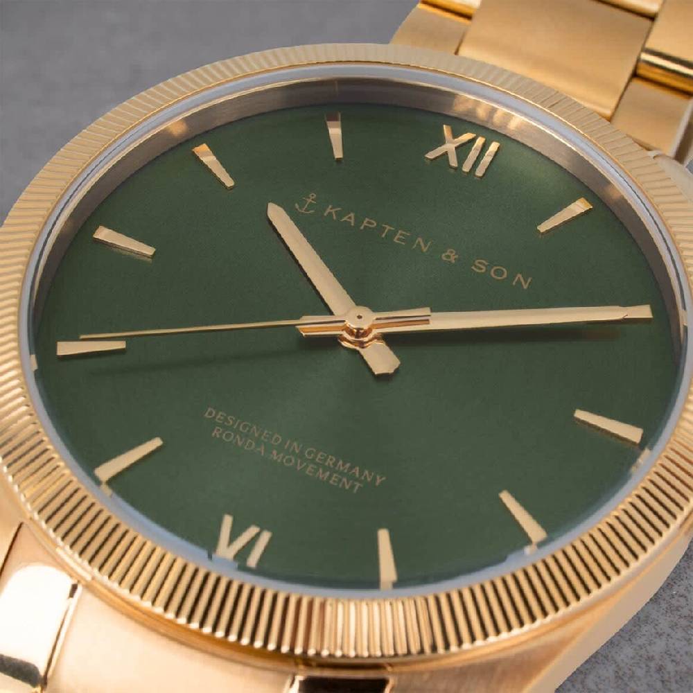 Kpten & Son Crush Gold Green Steel Clearance-Verkauf